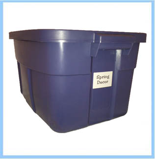 Storage Bin Labels